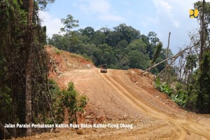 Jalan yang akan dibangun Kementerian PUPR. (Foto: Kementerian PUPR)