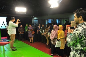 Peserta diklat saat berkunjung ke LKBN Antara, Selasa (9/4). (Foto: Humas/Jay). 