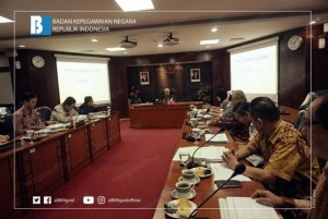 Sidang Bapek di Kantor BKN Pusat, Jakarta, Kamis (11/4). (Foto: Humas BKN)