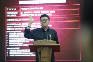Mendagri Tjahjo Kumolo dalam kesempatan menjadi pembicara (Foto: Kemendagri)