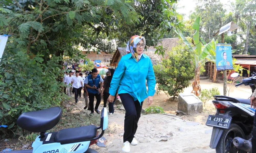 Airin Rachmi Diany-Ade Sumardi Siap Bangun Jalan Poros Desa dan Wisata Banten Selatan