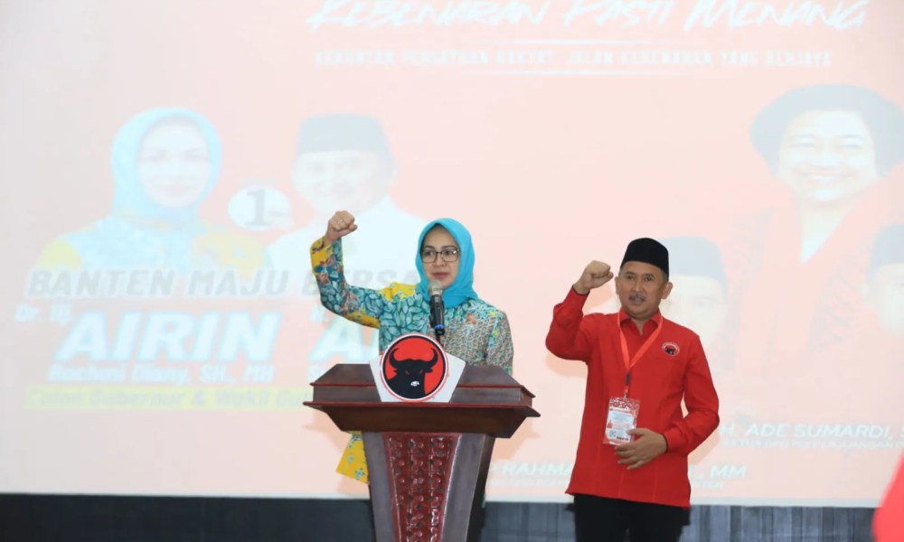 Perkuat Barisan, PDI Perjuangan Banten Solid Menangkan Airin Rachmi Diany-Ade Sumardi