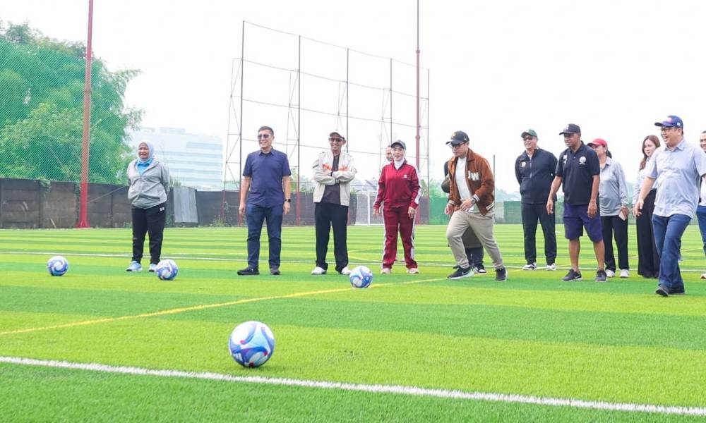 Pilar Saga Ichsan Resmikan RANA Grounds Parigi Soccer Field di Pondok Aren