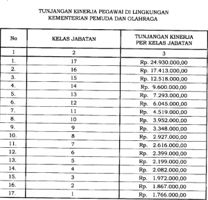 Tukin Kemenpora