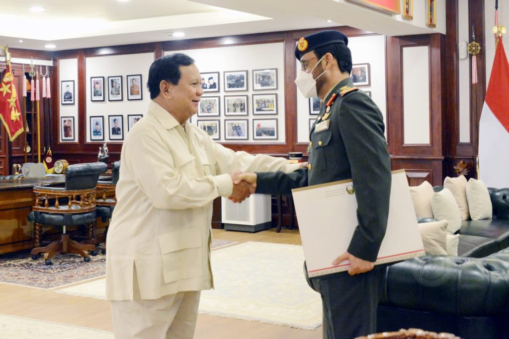 Menhan Prabowo Terima Delegasi UEA, Bahas Peningkatan Kerja Sama Pertahanan