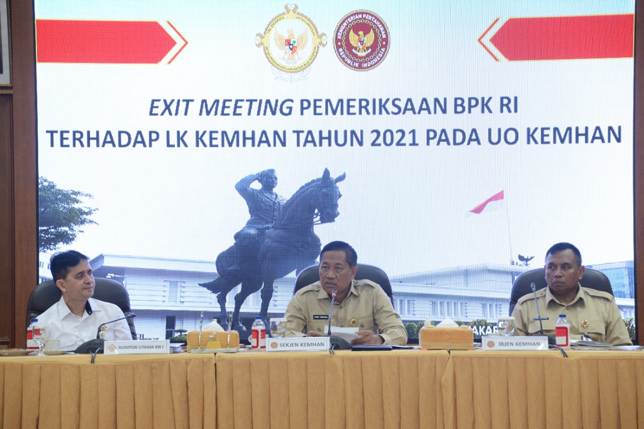 Sekjen Kemhan : Pemeriksaan Yakinkan Bebas dari Salah Saji Material 