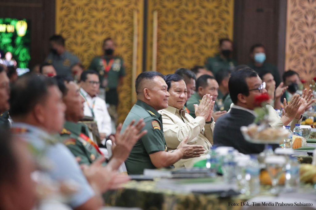 Seminar TNI AD VI/2022, Menhan Prabowo Tekankan Pentingnya Kesiapan Pertahanan Teritorial