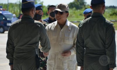 Kunjungi Lanud Iswahjudi, Menhan Prabowo Tegaskan Tekad Bangun TNI AU yang Unggul dan Kuat