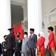 Menhan Prabowo Dampingi Presiden Jokowi dalam Pelantikan 754 Perwira TNI-Polri di Istana Merdeka