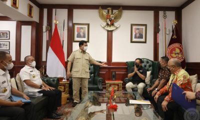 Wamen BUMN dan Komut ASABRI Laporkan Kinerja ASABRI Membaik kepada Menhan Prabowo
