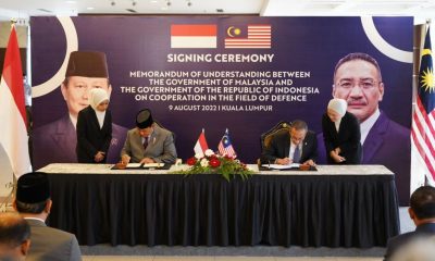 Menhan Prabowo dan Menhan Malaysia Tandatangani Nota Kesepahaman Pertahanan RI – Malaysia