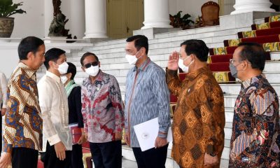Dampingi Presiden Jokowi Sambut Presiden Filipina, Menhan Prabowo Tandatangani Kerja Sama Pertahanan RI-Filipina