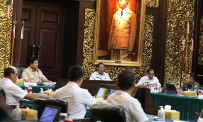 Menhan Prabowo dan Wakasad Brainstorming Konsep Pengelolaan Pertahanan Teritorial