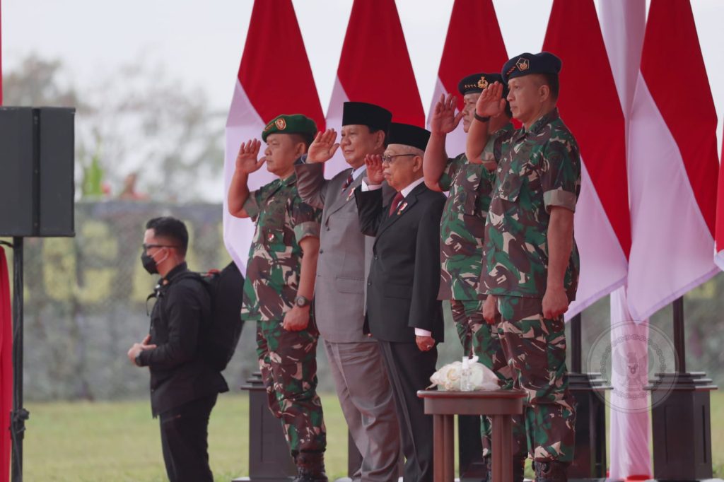 Penetapan Komponen Cadangan TNI 2022, Menhan Prabowo: 2.974 Orang Dilatih di Masing-masing Matra