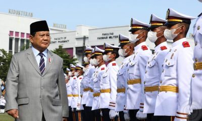 Pimpin Upacara di Unhan, Menhan Prabowo: Pertahanan Ditentukan oleh Sains dan Teknologi