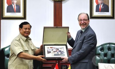 Terima Dubes Spanyol, Menhan Prabowo Inginkan Kerja Sama Pertahanan Semakin Kuat