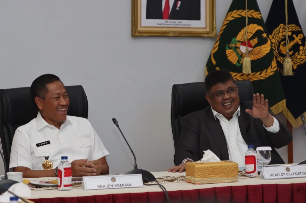 Sekjen Kemhan RI Terima Delegasi Malaysia