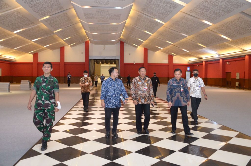 Sekjen Kemhan Tinjau Kesiapan JIExpo Jelang Pelaksanaan Indo Defence 2022 Expo and Forum