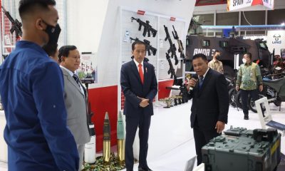 Menhan Prabowo Dampingi Presiden RI Joko Widodo, Kunjungi Indo Defence 2022
