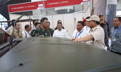 Menhan Prabowo Meninjau Kesiapan Indo Defence 2022 Expo and Forum
