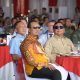 Menhan Prabowo Saksikan Manuver Alutsista Udara di Indodefence 2022