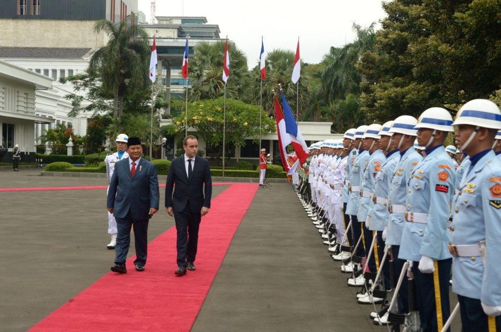 Menhan Prabowo Terima Menhan Prancis, Dorong Kerja Sama Pendidikan di Sektor Pertahanan