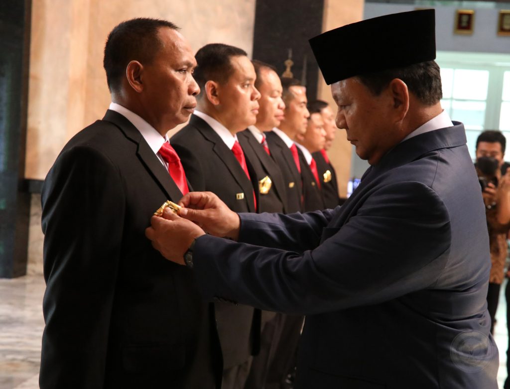 Pimpin Sertijab Eselon I, Menhan Prabowo Tegaskan Tanggung Jawab Kemhan atas Kesiapan TNI