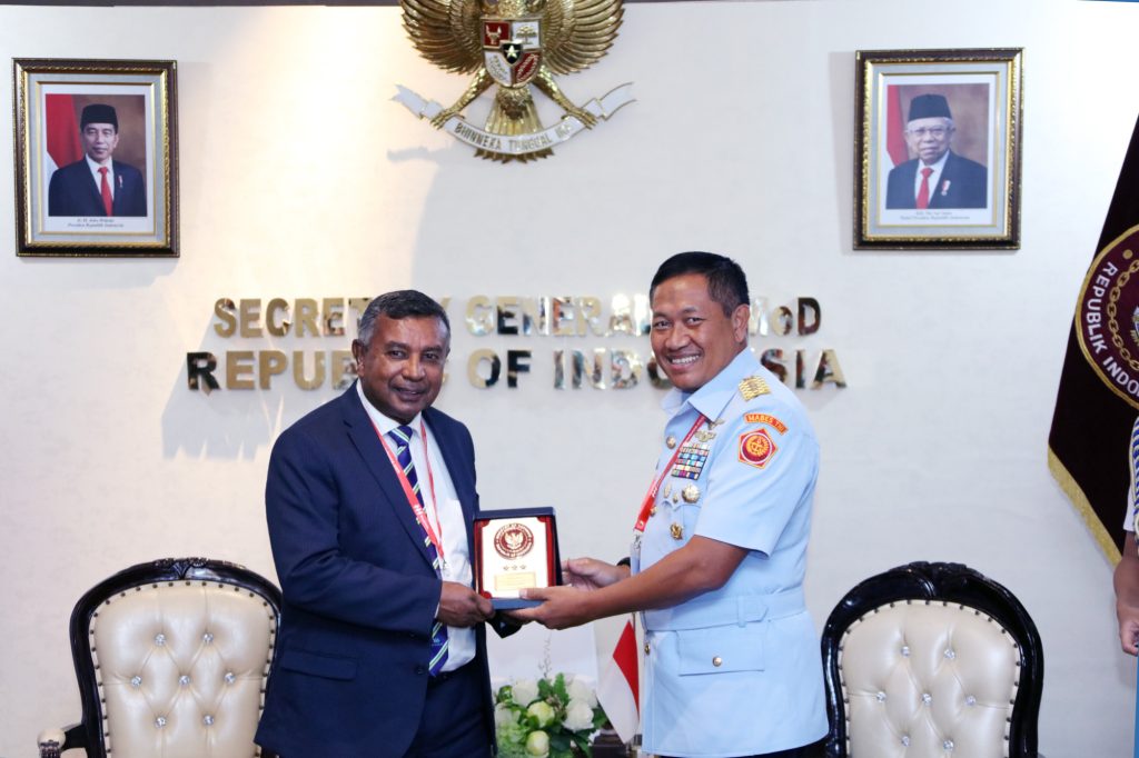 Sekjen Kemhan Terima Kunjungan Secretary General MoD Brazil