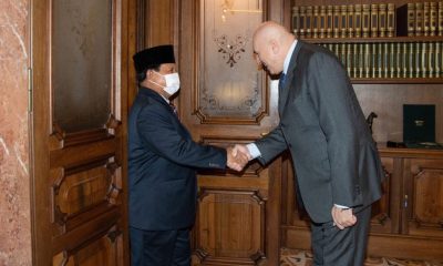 Temui Menhan Italia, Menhan Prabowo Bahas Transfer Teknologi hingga Modernisasi Alutsista