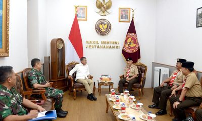 Menerima Sekjen Kwarnas Pramuka, Wamenhan M. Herindra Berpesan untuk Adaptasi Tantangan Masa Depan