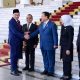 Menhan Prabowo Hadiri Upacara Penyambutan Kunjungan PM Malaysia di Istana Bogor
