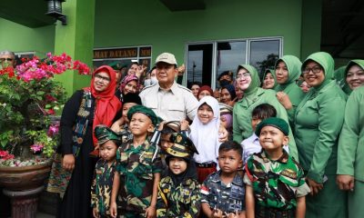 Menhan Prabowo Kunjungi Koramil 0201-10 Medan Marelan yang Dibangun Atas Swadaya Masyarakat: Ini Luar Biasa