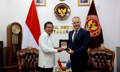 Wamenhan RI M. Herindra Terima Kunjungan Acting Deputy Secretary Strategic Policy and Industry DoD Australia