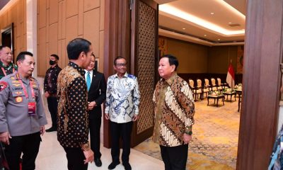Menhan Prabowo Hadiri Rapim TNI-Polri 2023 yang Dibuka Oleh Presiden Joko Widodo