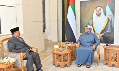 Menhan Prabowo Temui Wakil PM UEA Sheikh Mansour bin Zayed Bahas Kerja Sama Pertahanan