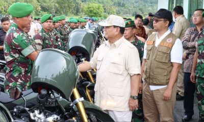 Menhan Prabowo Tengok Komando Teritorial di Lombok