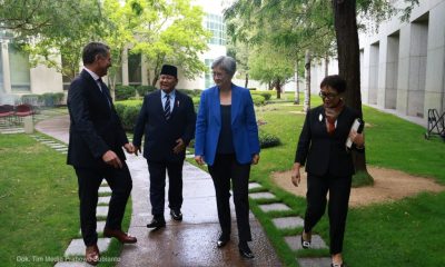 Pertemuan 2+2 di Australia, Menhan Prabowo Tegaskan Keinginan Indonesia jadi Jangkar Perdamaian di Kawasan