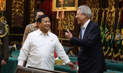 Menhan Prabowo Terima Kunjungan Senior Minister Singapura H.E. Mr. Teo Chee Hean