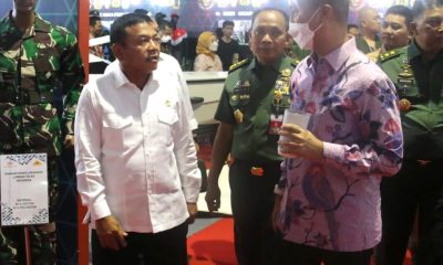 Wamenhan Bersama Menteri Perindustrian Tinjau Kesiapan Temu Bisnis Produk Dalam Negeri Tahun 2023