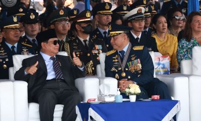 Hadiri Peringatan HUT ke-77 TNI AU, Menhan Prabowo Janji Beri Alutsista Terbaik