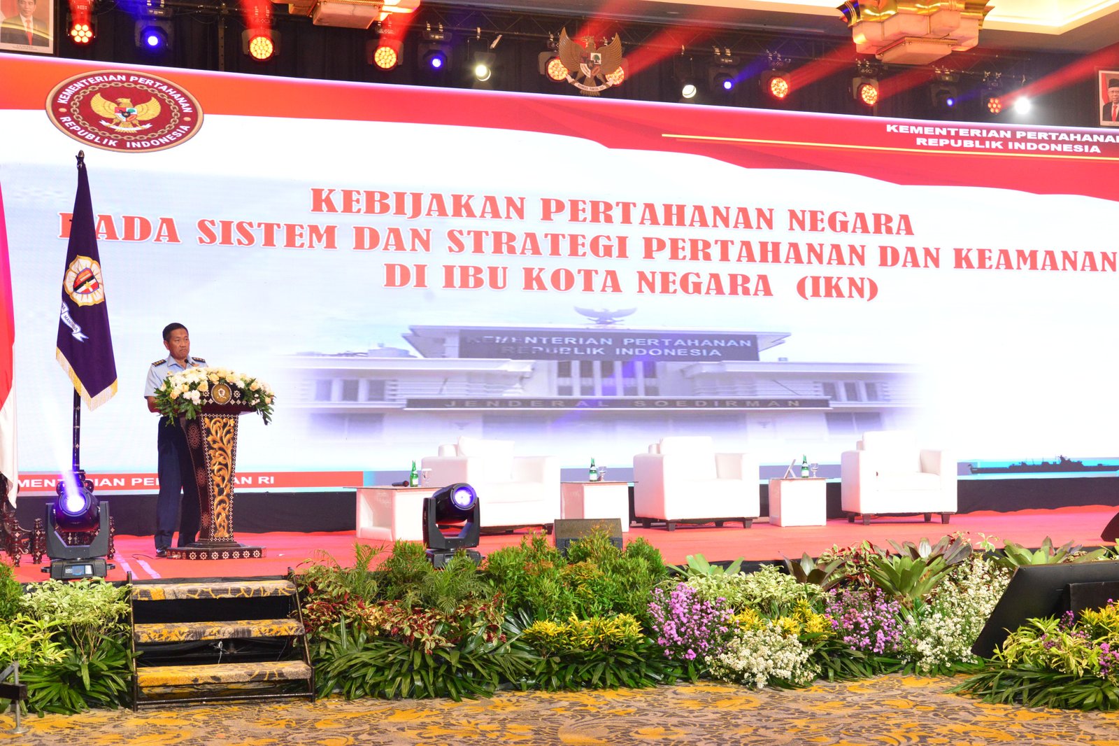 Hadiri Seminar Ketahanan Nasional Bidang Hankam, Sekjen Kemhan Sampaikan Keynote Speech Menhan Prabowo