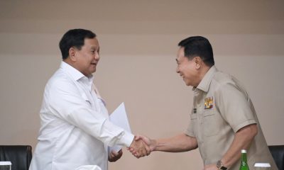 Kunjungi Para Purnawirawan Polri, Menhan Prabowo Berpesan Jaga Kerukunan dan Ketenangan Bangsa