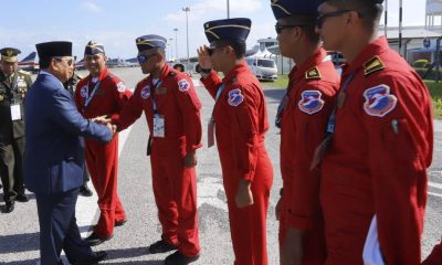 Menhan Prabowo Apresiasi JAT TNI AU Tampil di Pameran Dirgantara Internasional LIMA 2023 Malaysia