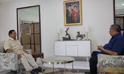 Menhan Prabowo Bertemu Jenderal SBY di Pacitan, Bahas Soal Kebangsaan