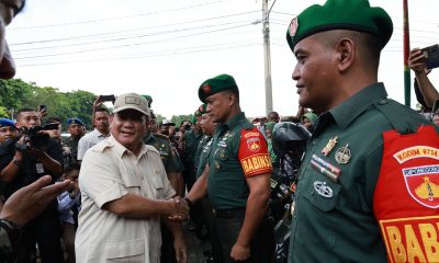 Menhan Prabowo Kunker ke Yogyakarta, Sampaikan Pesan Presiden agar TNI Selalu Dekat Rakyat dan Menyatu dengan Polri
