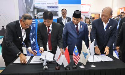 Menhan Prabowo Saksikan Penandatanganan MoU Kerja Sama Industri Pertahanan PTDI dan Malaysia