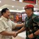 Menhan Prabowo Terima Danjen Kopassus, Beri Saran Agar Kopassus Tetap jadi Kebanggaan Negara