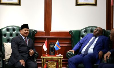 Menhan Prabowo Terima Menhan Kongo, Produk Senjata Anak Bangsa Dilirik