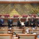 Ketua DPR RI Dr (H.C) Puan Maharani saat menerima Laporan Hasil Pemeriksaan atas Laporan Keuangan Pemerintah Pusat (LHP LKPP) Tahun 2022 dari BPK RI di Gedung Nusantara II, Senayan. Foto: Arief/nr