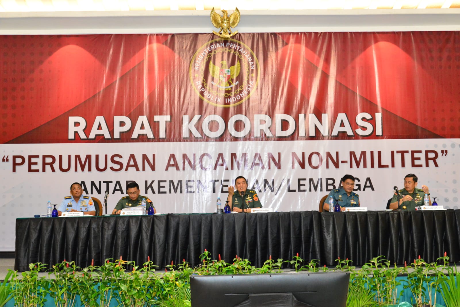 Kabainstrahan Kemhan : Pentingnya Pelibatan Kementerian/Lembaga dalam Merumuskan Ancaman Nonmiliter